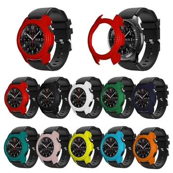 

Thin PC Hard Protection Bumper Full Case Cover for Samsung Galaxy Watch 46mm Colorful Sports Bracelet Fashion band Accessories