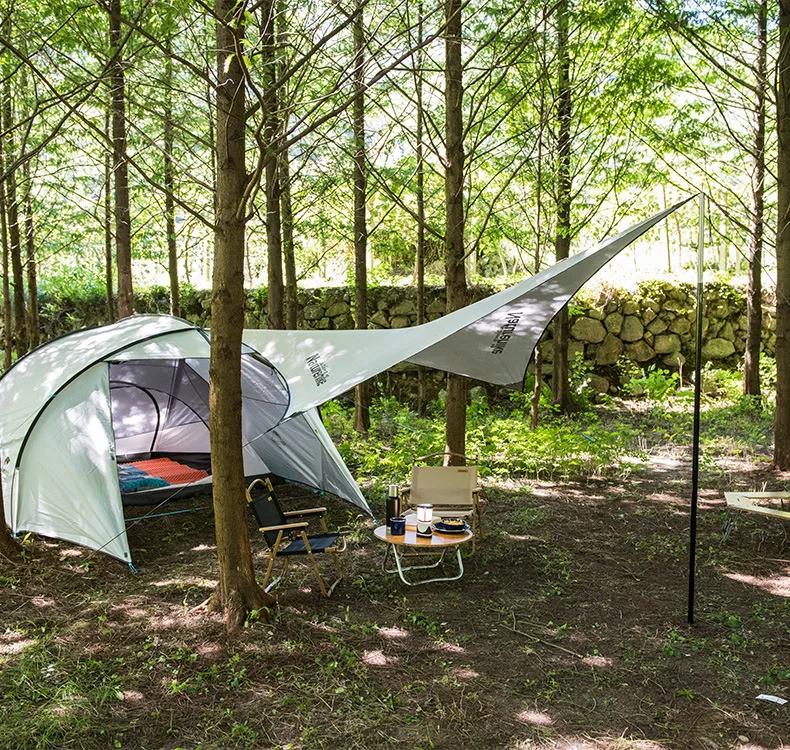 Naturehike shelter алмаз с серебряным покрытием небо занавес тент Сверхлегкий, портативный Кемпинг непромокаемый солнцезащитный крем Открытый Зонт