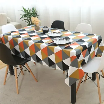 

Linen Jacquard with pillowcaseTablecloth Dining Table Cloth Clothes Cloths Desk Cover Rectangular for Table Decoration Manteles
