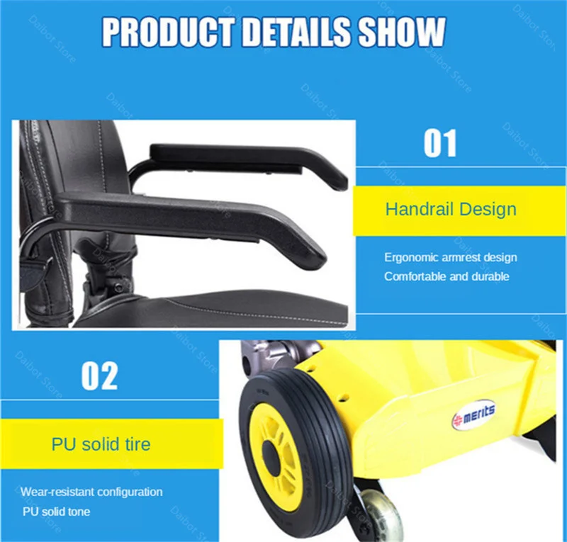 DB Foldable Electric Scooter Four Wheeled Electric Scooters 11.5AH 24V 340W ElderlyDisabled E Scooter Electric (15)