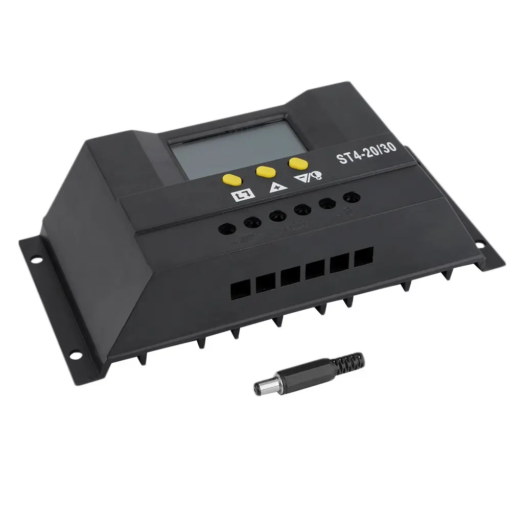 

Hot Selling LCD Display Solar Panel Regulator Charge Controller 12V 24V Autoswitch 30A ST4-30