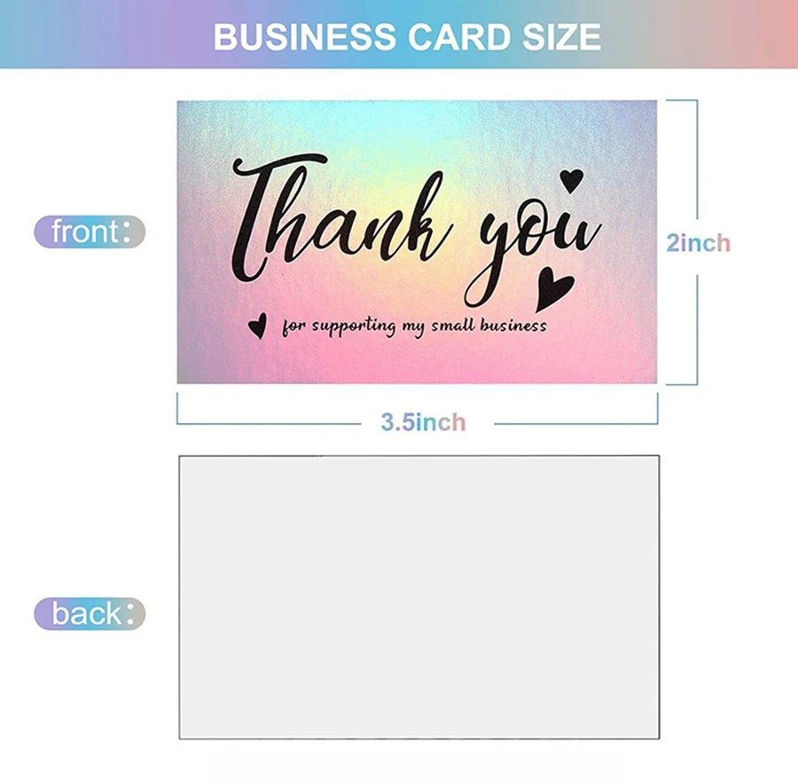 50Pcs Thank You for Your Order Business Cards Greeting for Party Shopping Purchase Cards Appreciation Card for Small Business 50Pcs Thank You for Your Order Business Cards Greeting for Party Shopping Purchase Cards Appreciation Card for Small Business
