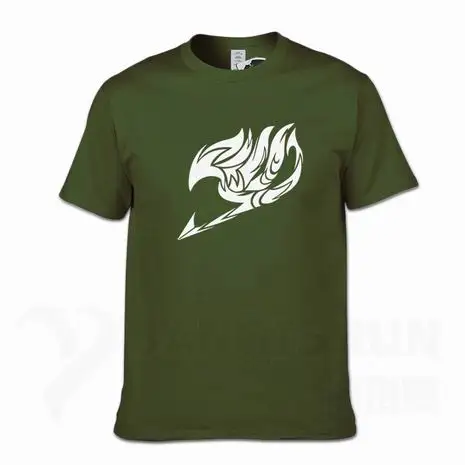 Boutique T-shirt Summer New Printed Fairy Tail T Shirts Men Anime T Shirts Short Sleeve O-neck Fashion T-shirt Cartoon Tops Tee
