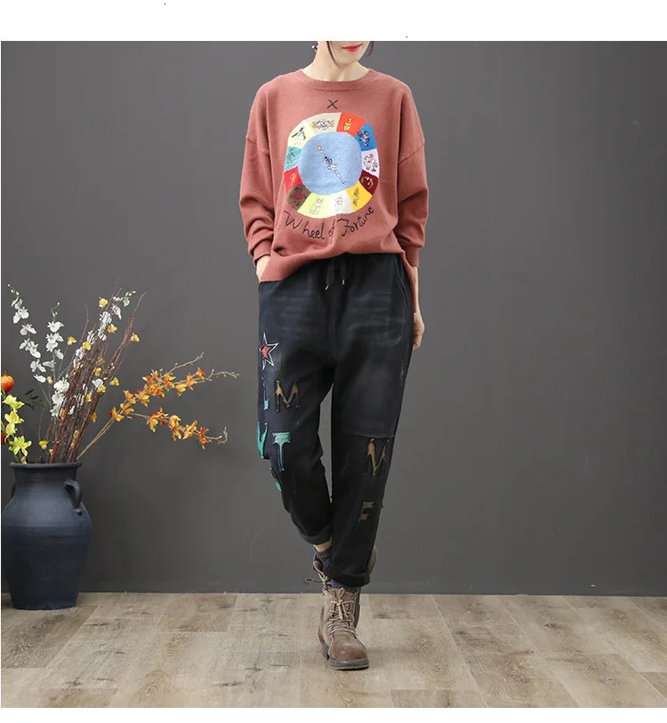 Max LuLu, корейская мода, женские черные винтажные джинсы, женские Лоскутные Джинсовые брюки, повседневные зимние теплые шаровары размера плюс