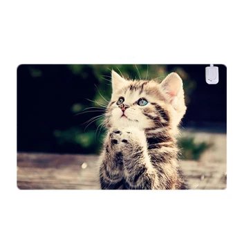 

Mouse Pad, Warm Winter Office Desk Mouse Pad, Gaming Electric Heating Pad, Table Heating Pad(EU Plug)