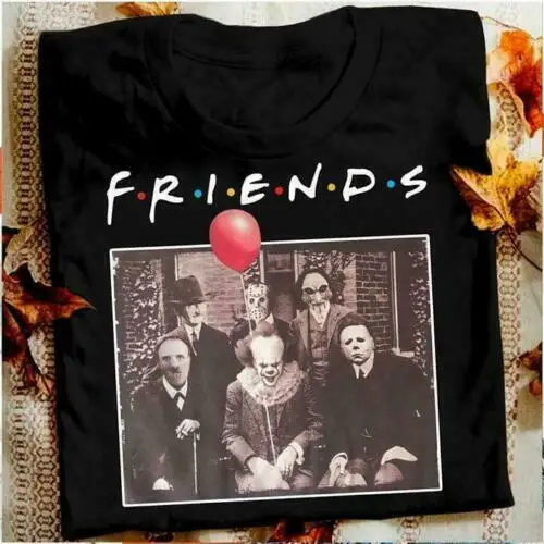 

Horror Friends Pennywise Michael Myers Jason Voorhees Halloween Gift Men T-Shirt More Size And Colors Tee Shirt