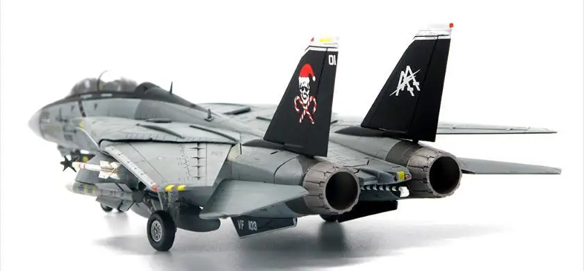 JC Крылья F-14B Tomcat VF-103 Jolly Rogers santa cat GVW-8 1996 1/72 литье под давлением модель самолета