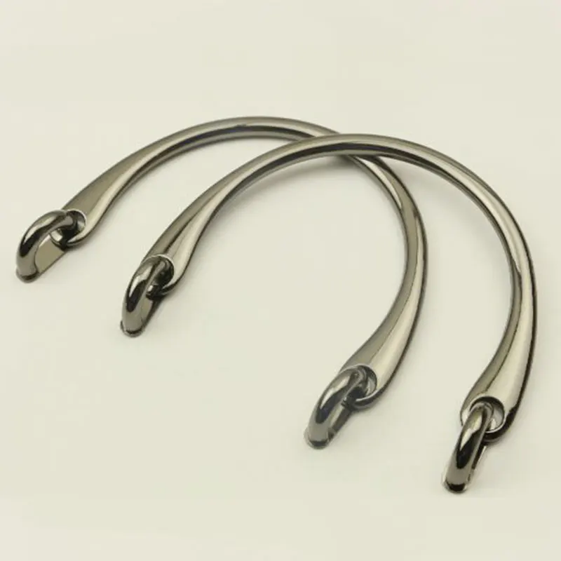 1PC Light gold Metal bag handle luggage hardware bag part metal handle accessories DIY bag accessories