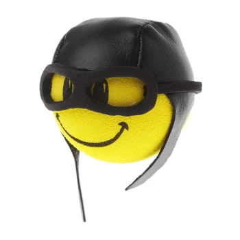 

Car-Styling Yellow Funny Cartoon Doll Antenna Balls Plush EVA Foam Aerial Automobiles Aerials Decor Parts