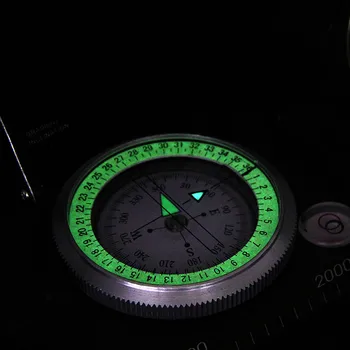 

Eyeskey Multifunctional Survival Military Geological Compass Camping Equipment Aluminum Alloy Shock Proof Compass
