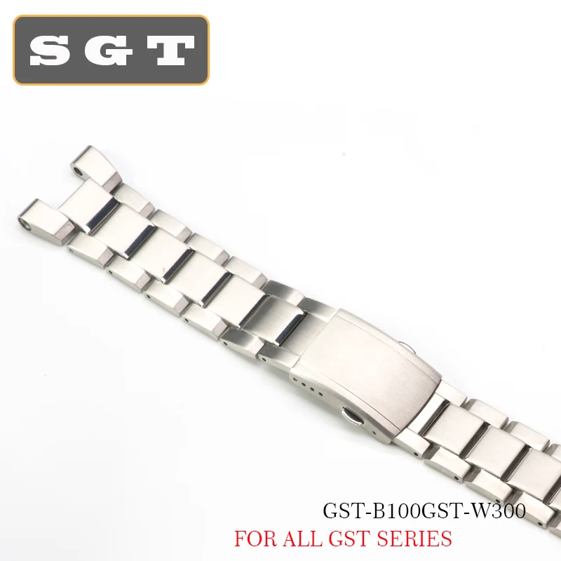 Ремешок для часов GST-B100GST-W300 из нержавеющей стали высокого качества 316L металлический ремешок стальной ремень инструменты