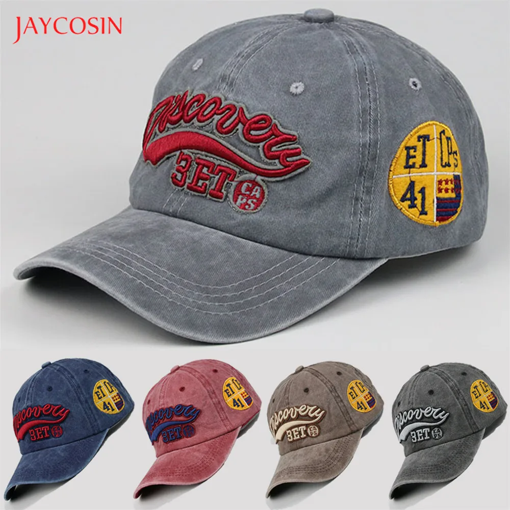 Joycosin Мужские Женские бейсболки винтажные вышитые буквы повседневные хлопковые унисекс бейсболки регулируемая бейсболка шапки шляпа