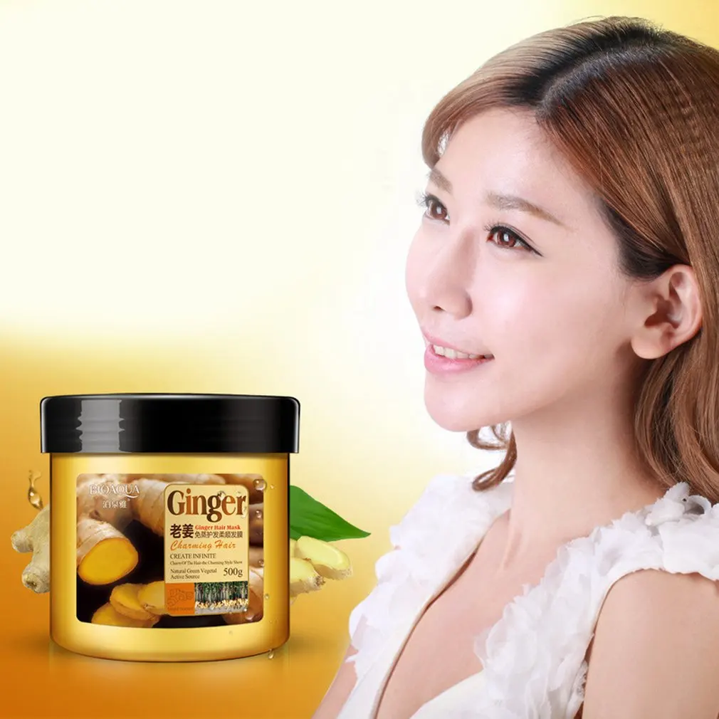 BIOAQUA Natural Herbal Ginger Shampoo/Mask Anti Hair Loss And Hair Growth Fast Oil Control Hair Mask Hair Care
