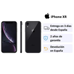 Apple iPhone XR, 3 Гб RAM + 64 ГБ, черный, Retina HD, 720p, 6,1 дюйма