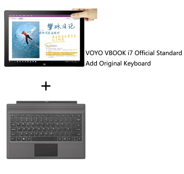 Add Keyboard Intel Dual Core 3865U 12,6 дюймов 2880*1920 Win10 VOYO Vbook i7 2 в 1 планшетный ПК 8G DDR 128/256G SSD Двойные камеры HDMI BT 4,0 - Комплект: Add Keyboard
