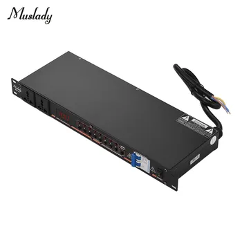 

Muslady DB2-02 10-outlet Rack Mount Power Sequence Controller Conditioner Power Supply Regulator for DJ Audio Recording