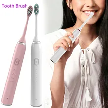 Водонепроницаемый смарт 4 режима IP67 зубная щетка Профессиональная беспроводная перезаряжаемая Мягкая Щетина зубная щетка звуковая зубная щетка