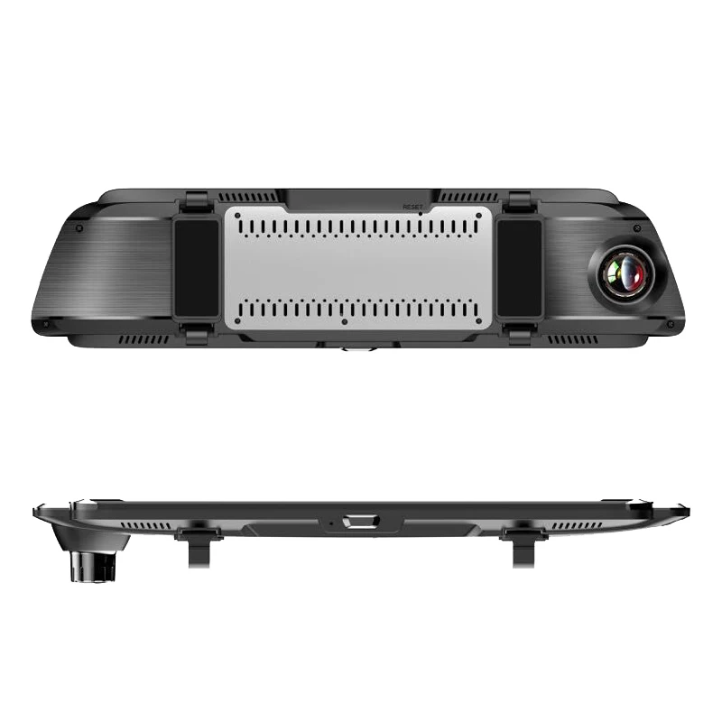 

Mirror Dash Cam 10 Inch 1080P Full Press Screen Stream Media Front Rear Dual Lens Dashboard Recorder Waterproof Reversing Camera