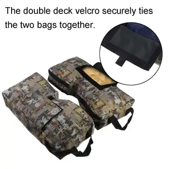 

New 2 Pcs Outdoor Support Weight Sand Bag Unfilled Sandbags For Umbrella Base Stand Detachable Bags Square Patio