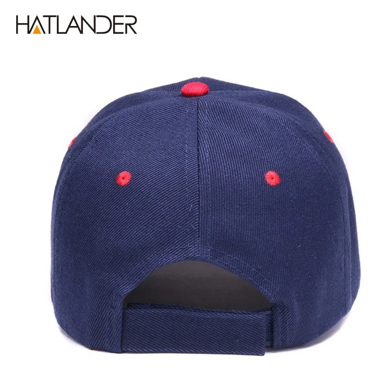 HATLANDER модная детская рубашка с надписью бейсболки для мужчин и женщин Вышивка Канада Мужская кепка snaback со смещной головные уборы для улицы и занятий спортом хип-хоп кепка с регулировкой размера шляпа