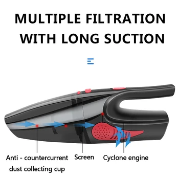 

Oudstanding Performance Portable Wireless Mini High Power Strong Suction Handheld Car Vaccum Cleaner For House/Car