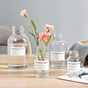 1pc Glass Vase Small Hydroponic Plant Glass Bottle Home Decoration Dried Flower Decoration Transparent Flower Vase 3