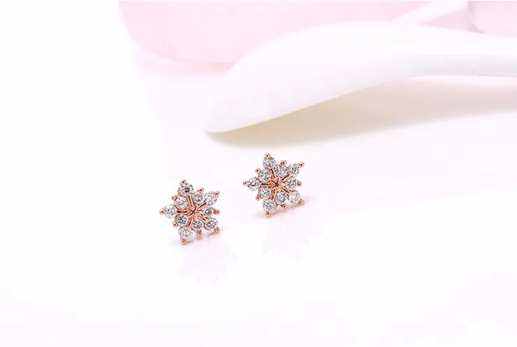 Женские серьги из серебра 925 пробы с фианитами|earrings prom|earring boxearrings pink |