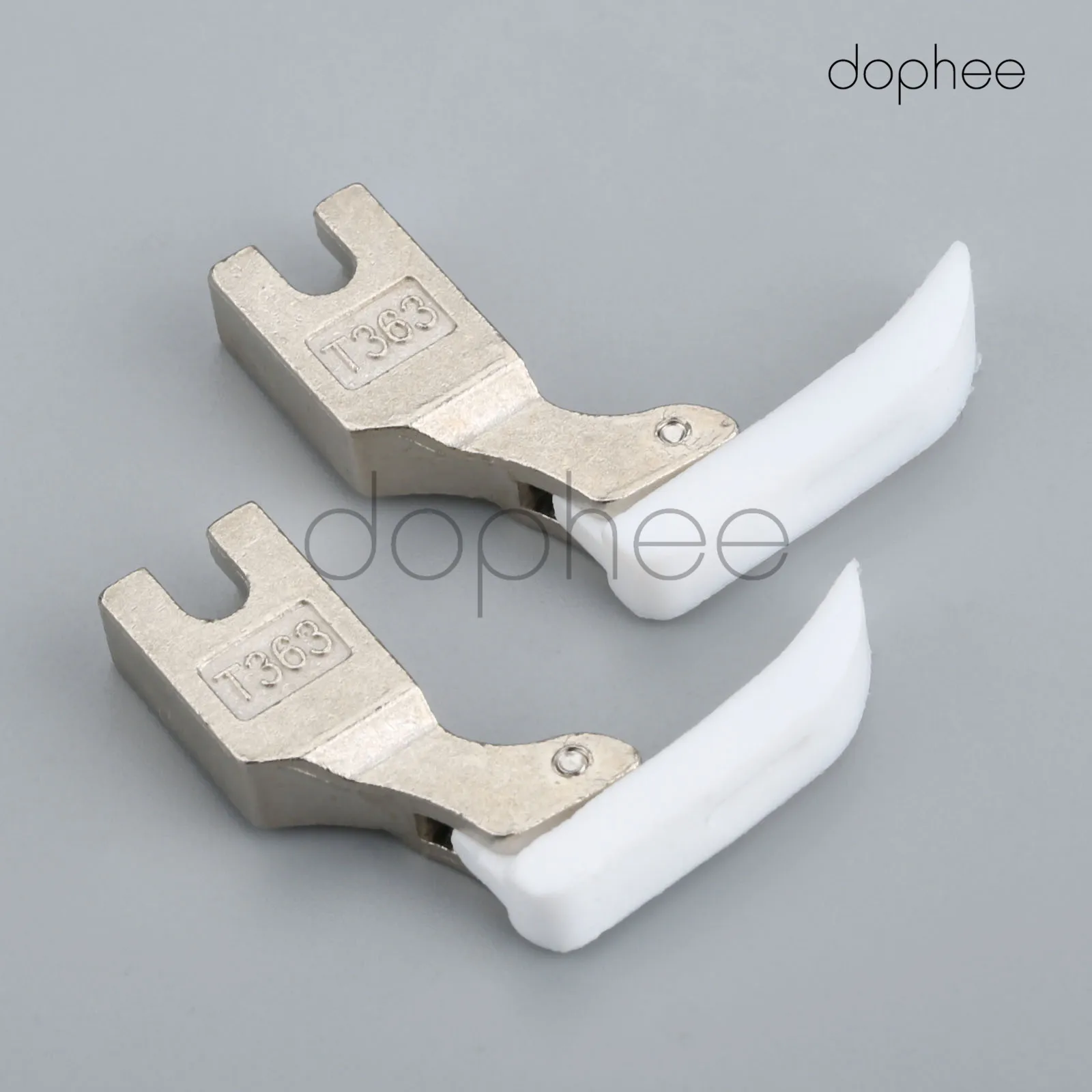 Dophee 2 шт. T363 швейная машина пластиковые прижимные лапки на молнии узкая лапка для