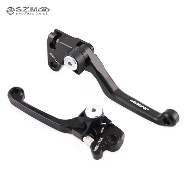 Поворотный тормозной рычаг сцепления для YAMAHA WR450F 01-11 WR250F WR 250F 450F 2001- CNC аксессуары для мотоциклов Байк внедорожный - Цвет: Черный