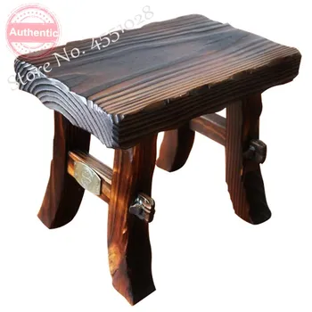 

Thicken Wood Stool Home Adult Children's Stool Living Room Anti-corrosion Wood Change Shoe Bench