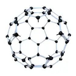 Органическая химия, молекулярная модель диаметр модели 9 мм углерод 60 молекулярная структурная модель карбоновая основа Учебный