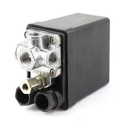 240V 15A 175 PSI 4 порта регулятор давления клапан для воздушного компрессора