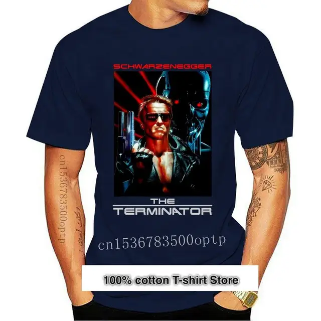probable Campaña Propuesta alternativa Póster De Película Terminator, Nuevo, Ver 2 Camiseta De Arnold  Schwarzenegger (negro) S-5xl - Tailor-made T-shirts - AliExpress