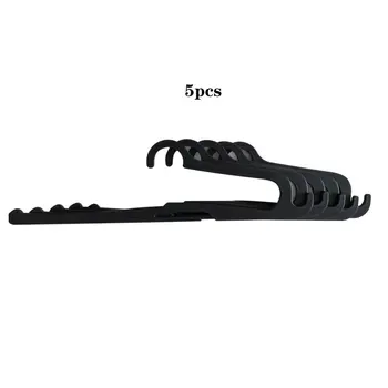

5Pcs New Lazy Pants Rack Portable Home Assistant Non-Folding Multifunctional Hanger Pants Rack Plastic Hanger