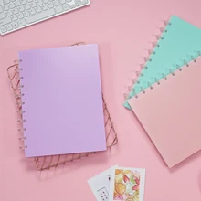 A4 свободный блокнот со съемными листами простой студенческий свободный лист бумажный дневник гриб отверстие съемный свободный блокнот со съемными листами бизнес-ноутбук