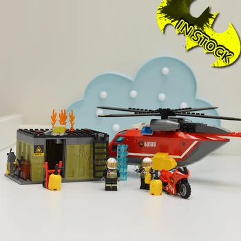 

Fire Response Unit In stock 10829 New City series 257pcs building blocks bricks Toys compatible with 60108 02046 SD9547