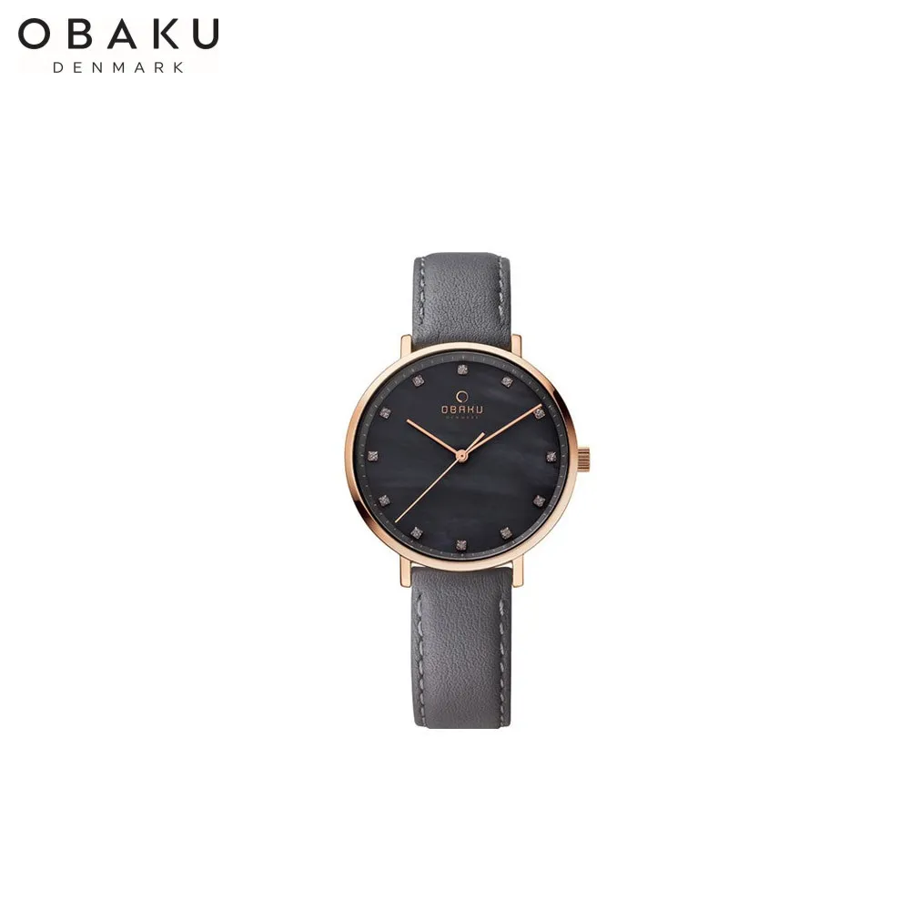Наручные часы Obaku V186LXVJRJ женские кварцевые на кожаном ремешке|Женские часы| |