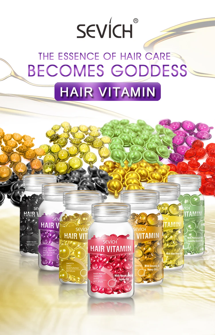 Description Picture 2 of itemSevich Hair Vitamin Keratin Complex Oil Capsule Set Hair Care Essential Oil For Dry Hair Nourishing Scalp Treatment