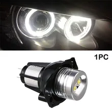 Ксеноновый светильник Bulbs1PC E90 ангельские глазки Halo кольцевой светодиодный светильник 6 Вт габаритная Лампа ксенон белый для BMW автомобильные аксессуары# PY10