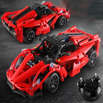 

Building Blocks Assembly Puzzle Remote Control Toy Car for Children
