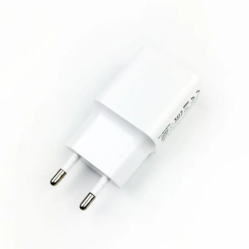 18w EU charger Xiao mi быстрое зарядное устройство 27 Вт QC 4,0 турбо Зарядка адаптер питания usb type c кабель для mi 8 9 lite se 9t pro redmi note 7 8 pro - Тип штекера: 18w EU charger