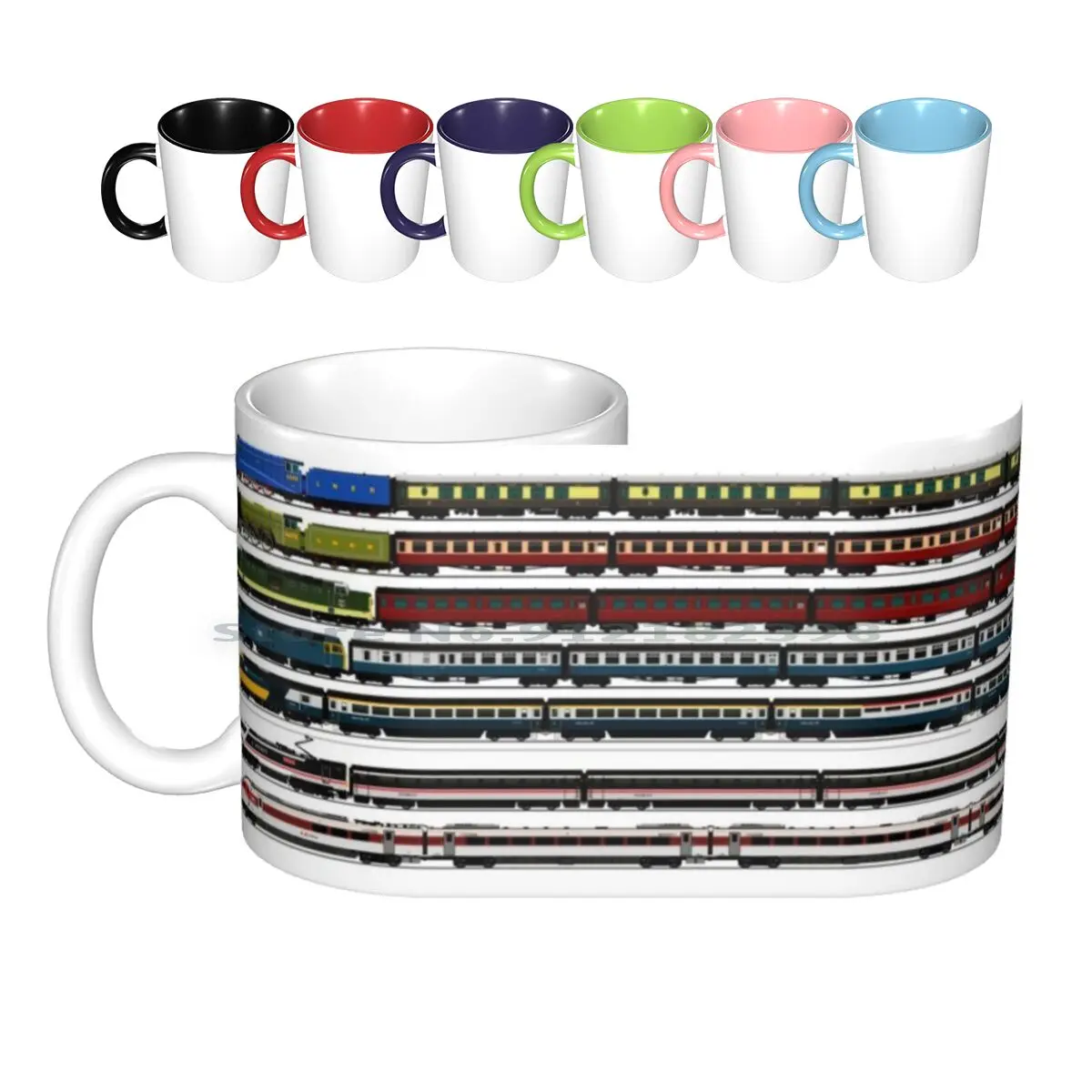British Trains Tazze In Ceramica Tazze Da Caffè Tazza Da Tè Al Latte Locomotive Intercity 125 Intercity 225 Br Mallard Flying Scotsman Deltic