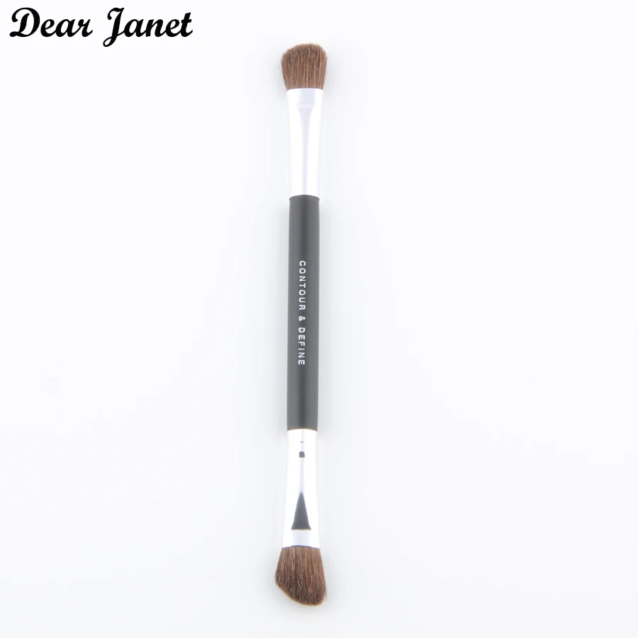 

1pc dual-ended Eye Make up brush Eyeshadow angled nose shadow contour define eye Makeup brushes Professional portable cosmetic
