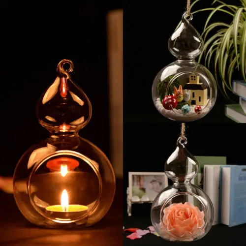 Светильник-подсвечник стильный чайный светильник круглый висячая стеклянная свеча подсвечник Романтический домашний Свадебный декор