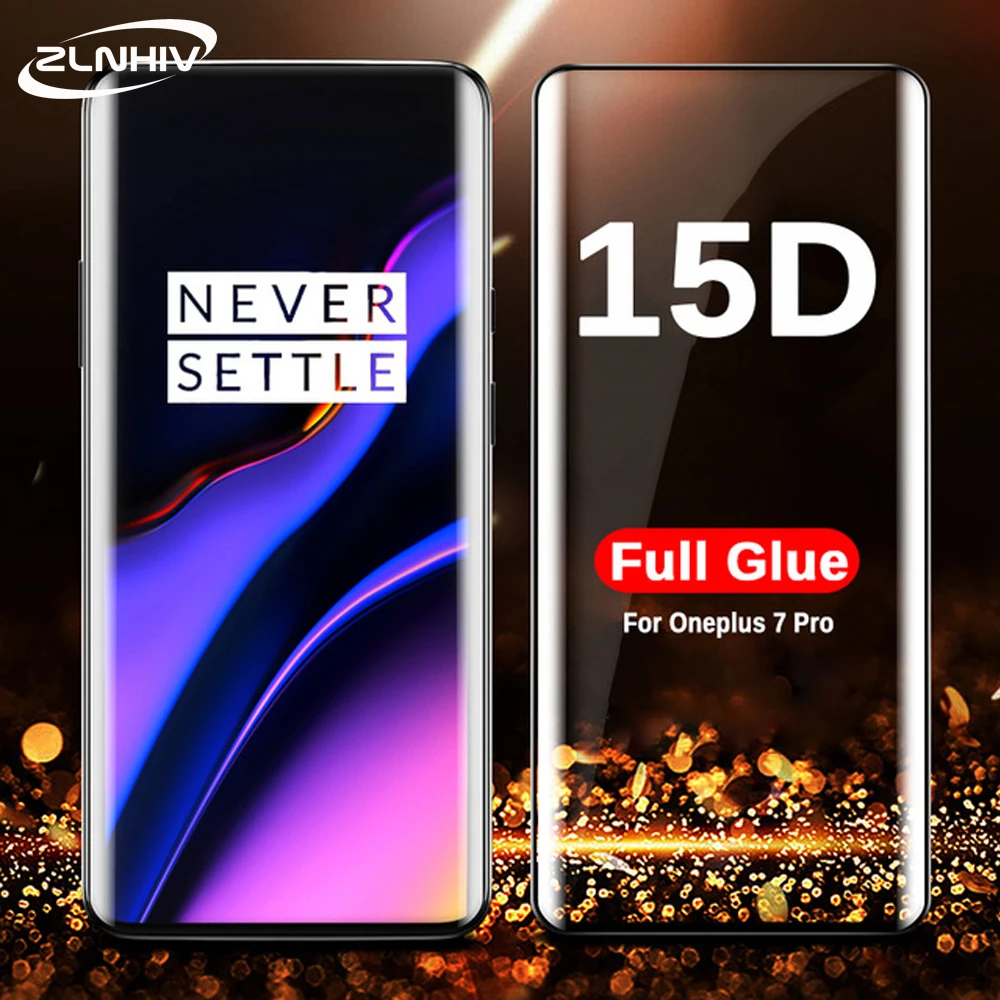 Полная крышка для oneplus 7 7T pro защитная пленка из закаленного стекла 6 6T 5 5T Защитная