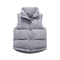 Gilet chaud et épais pour enfants, gilet en coton pour bébés, vêtements d'extérieur, manteau de marque pour garçons et filles, collection automne 2023 3