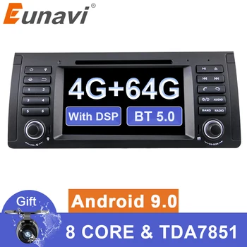 

Eunavi 1 din Android 9.0 Car dvd Multimedia Player For BMW E53 E39 X5 Auto radio stereo GPS DSP touch screen headunit 4GB 64GB