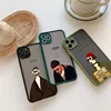 Cartoon Killer Leon Uncle Girl Phone Case For iPhone 11 Pro X XR XS Max 6s 7 8 Plus SE 2022 Cute Hard Transparent Cover Couple ► Photo 2/6