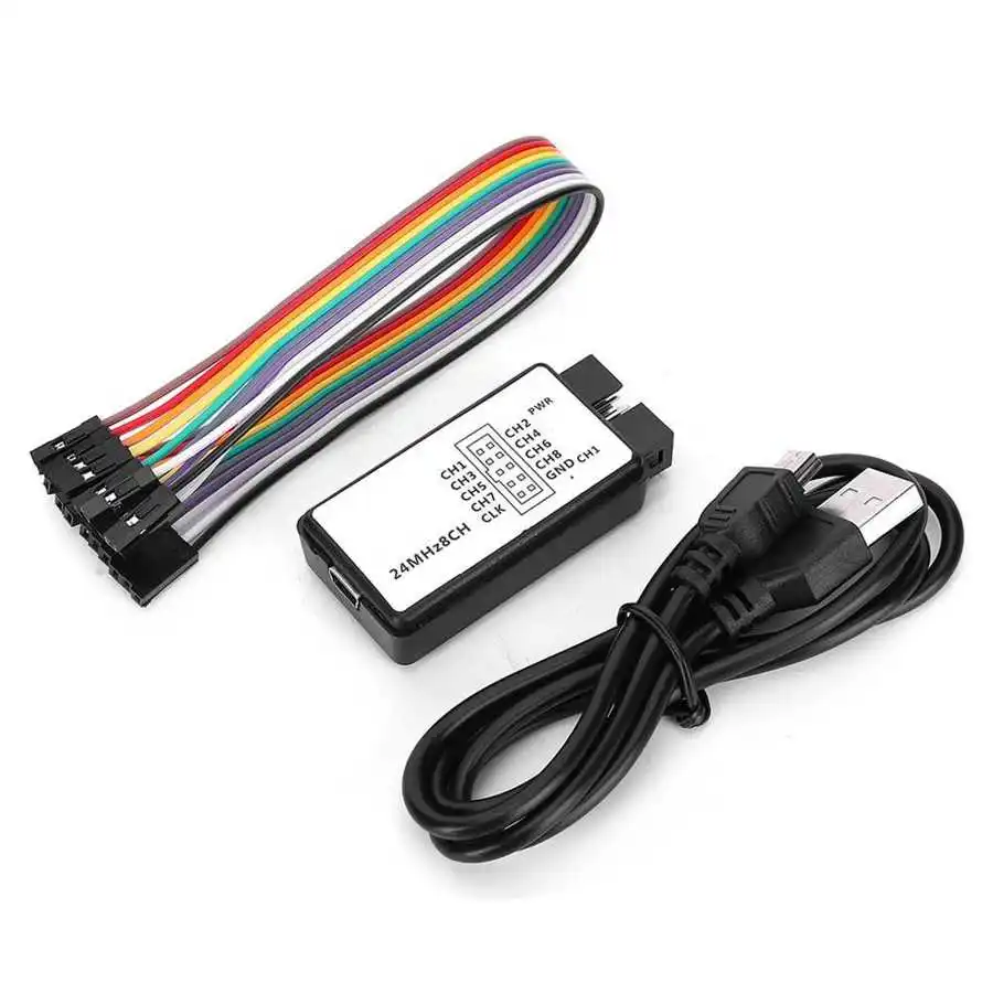 USB логический анализатор 24M 5PF 8 канальный входной микроконтроллер ARM FPGA