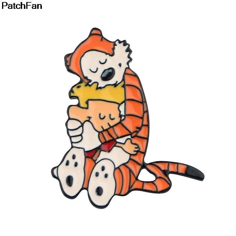 Style 1 20 шт./лот A2445 Patchfan мультфильм тигр Броши Булавки кулон значки украшенные ювелирные украшения знаки для рубашки рюкзак одежда сумки - Цвет: Style 1